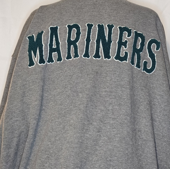 Vintage Mens XL Genuine Merchandise Mariners button up sweater jacket - Picture 6 of 9